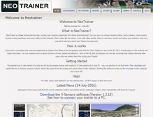 Tablet Screenshot of neotrainer.net